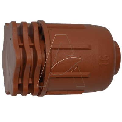 Tappo fine linea D. 16 mm per ala gocciolante e tubi BD pn6 e pn4 - Linea Easy Pack Irritec Tappo fine linea D. 16 mm per ala gocciolante e tubi BD pn6 e pn4 - Linea Easy Pack Irritec
