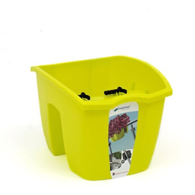 Fioriera per ringhiera balconiera CROWN, 24 cm Colore: Verde Lime