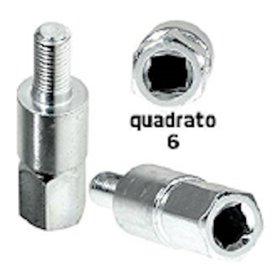 Inserto adattatore quadrato 6 mm Inserto adattatore quadrato 6 mm