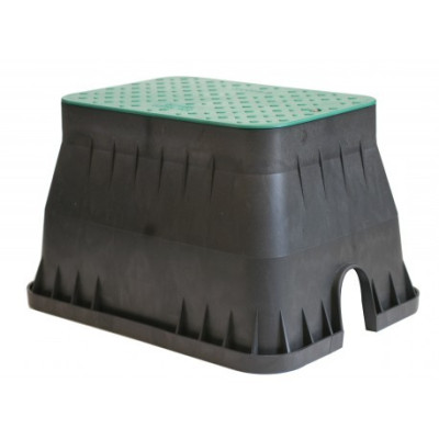 Pozzetto d'ispezione Rettangolare STANDARD per elettrovalvole coperchio verde cm 38x49,6 - IRRITEC Pozzetto d'ispezione Rettangolare STANDARD per elettrovalvole coperchio verde cm 38x49,6 - IRRITEC