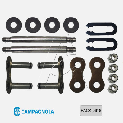 Kit completo di 2 prigionieri + 2 maglie per Abbacchiatore Golia - Cod. PACK.0618 Originale Campagnola Kit completo di 2 prigionieri + 2 maglie per Abbacchiatore Golia - Cod. PACK.0618 Originale Campagnola