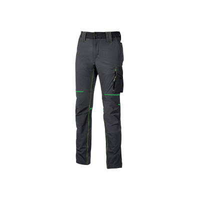 Pantaloni da lavoro U-Power mod. WORLD slim fit colore Asphalt Grey