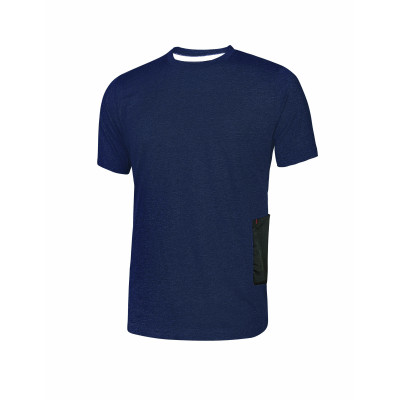 T-shirt da lavoro U Power Road slim-fit colore blue