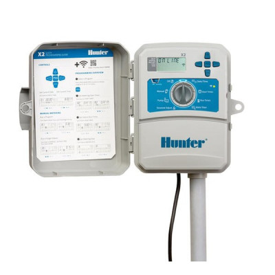 Programmatore centralina irrigazione Wi-Fi 14 stazioni mod. X2-1401E Wi-Fi compatibile - Hunter Industries Programmatore centralina irrigazione Wi-Fi 14 stazioni mod. X2-1401E Wi-Fi compatibile - Hunter Industries