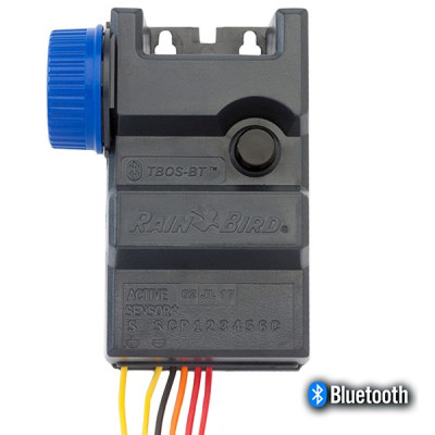 Programmatore centralina irrigazione Bluetooth a pile 9V 6 zone TBOS-BT6 - Rain Bird