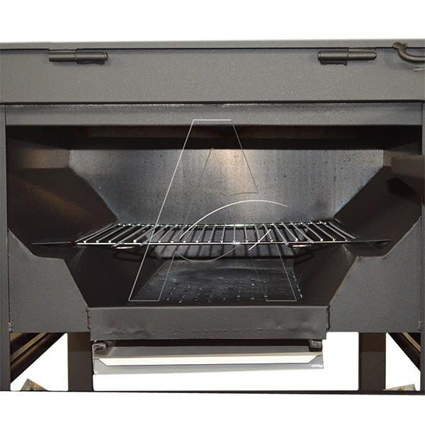 Forno a legna con bruciatore metallo 81x103x147 | AgricolBio.it
