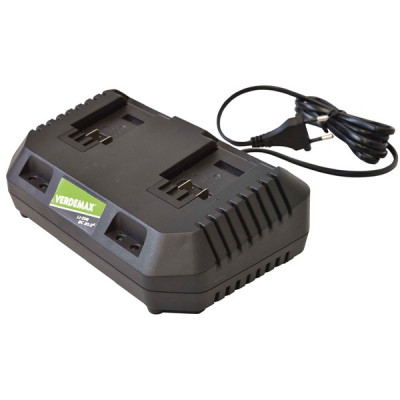Caricabatterie doppio da 20V 2Ah Art. V4355- Verdemax Caricabatterie doppio da 20V 2Ah Art. V4355- Verdemax