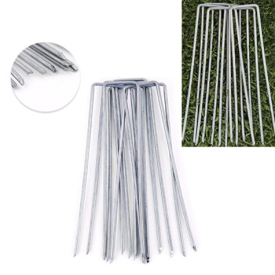 Picchetti a U per prato sintetico 30 Pz Art. V4414 - Verdemax