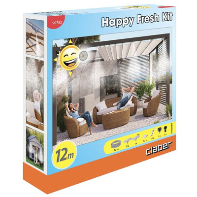 Kit nebulizzatori Happy Fresh 12 metri - CLABER 90752 Kit nebulizzatori Happy Fresh 12 metri - CLABER 90752