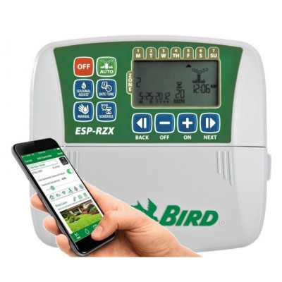 Programmatore centralina irrigazione Wi-Fi compatibile 4 stazioni Rain Bird serie RZXi - da interno