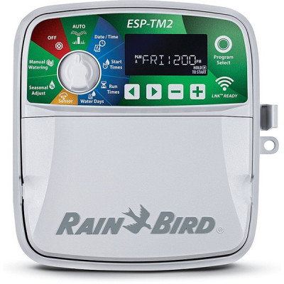 Programmatore centralina irrigazione Wi-Fi compatibile 6 stazioni Rain Bird serie ESP-TM2 - da esterno