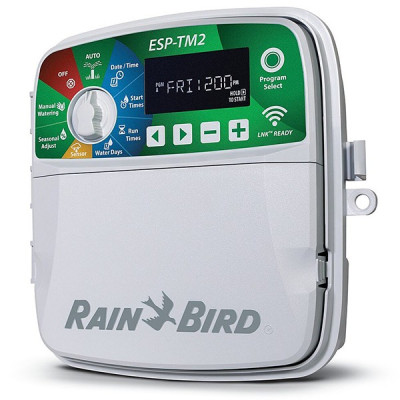 Programmatore centralina irrigazione Wi-Fi compatibile 6 stazioni Rain Bird serie ESP-TM2 - da esterno