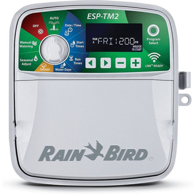 Programmatore centralina irrigazione Wi-Fi compatibile 12 stazioni Rain Bird serie ESP-TM2 - da esterno