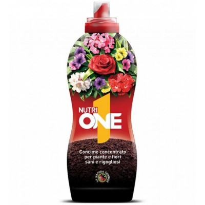 Concime liquido concentrato per piante e fiori NutriONE liquido 1L